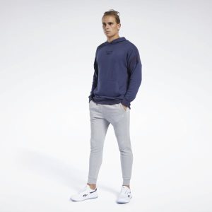 Spodnie Męskie Reebok Training Essentials Szare PL 81RZXQE